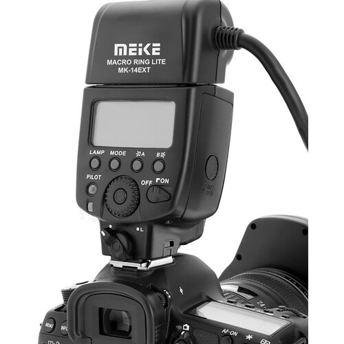 Meike MK-14EXT TTL Macro Ring Flash za Nikon - 4